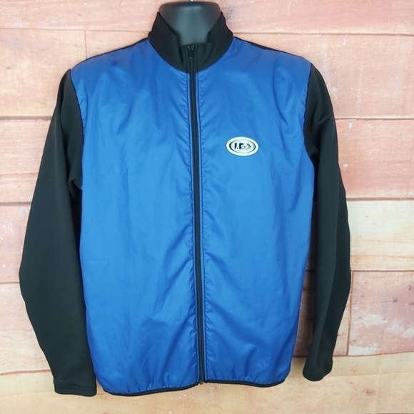 🍄3/50$🍄 LOUIS GARNEAU cycling running jacket rear pockets fleece lining - Picture 2 of 8